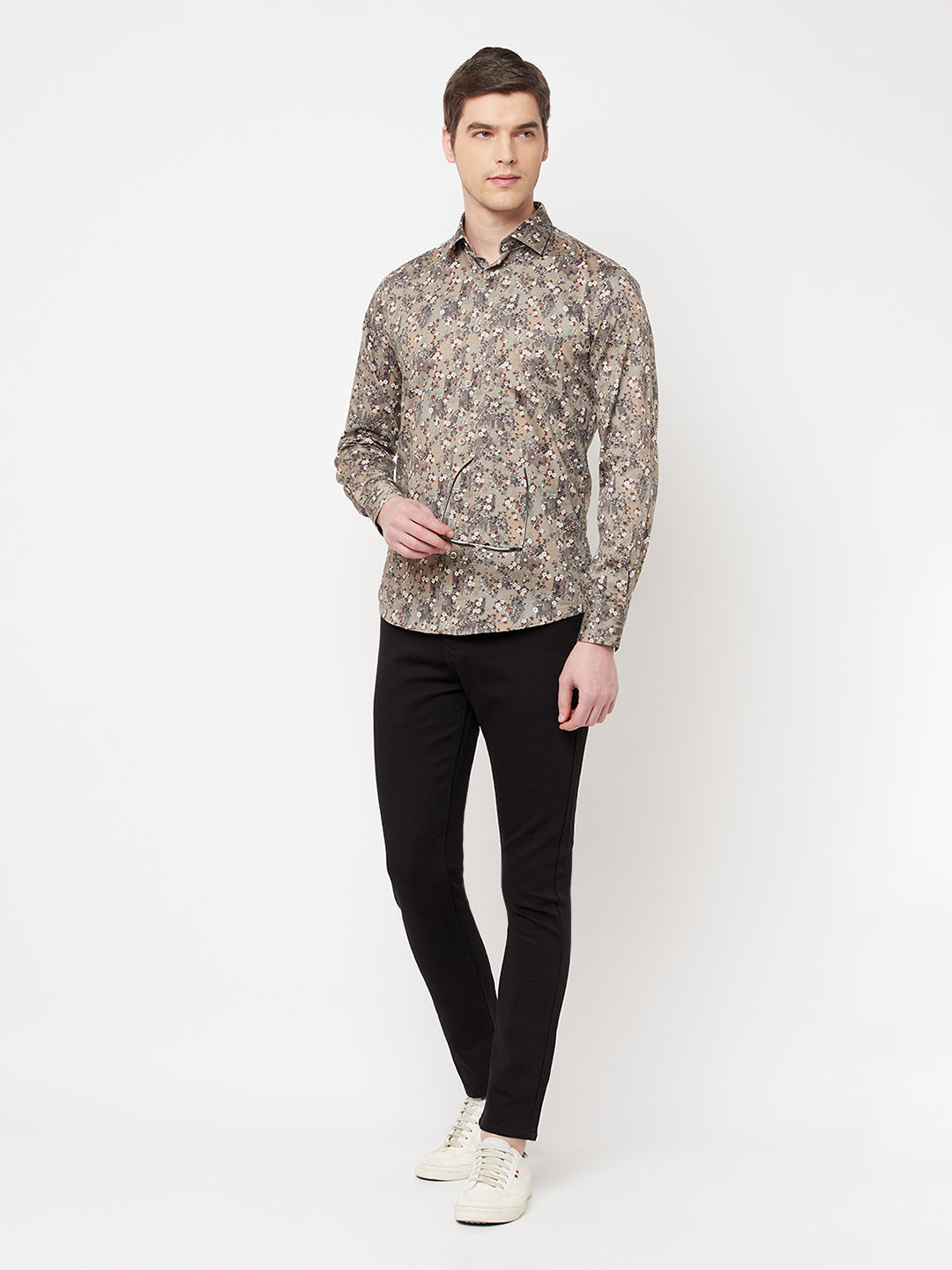 Multi-Color Floral Shirt - Men Shirts