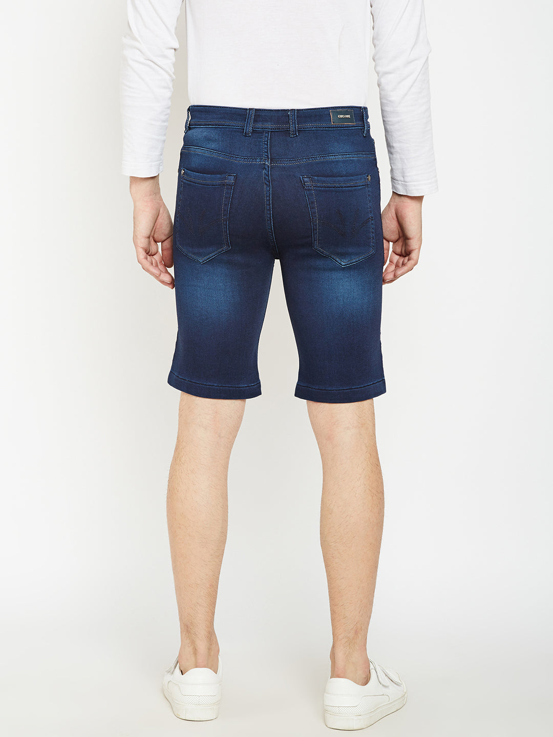 Blue Denim Shorts - Men Shorts