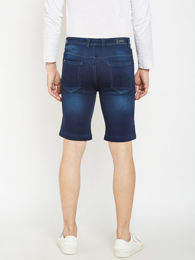 Blue Denim Shorts - Men Shorts