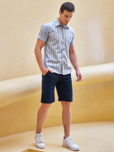 Navy Blue shorts - Men Shorts