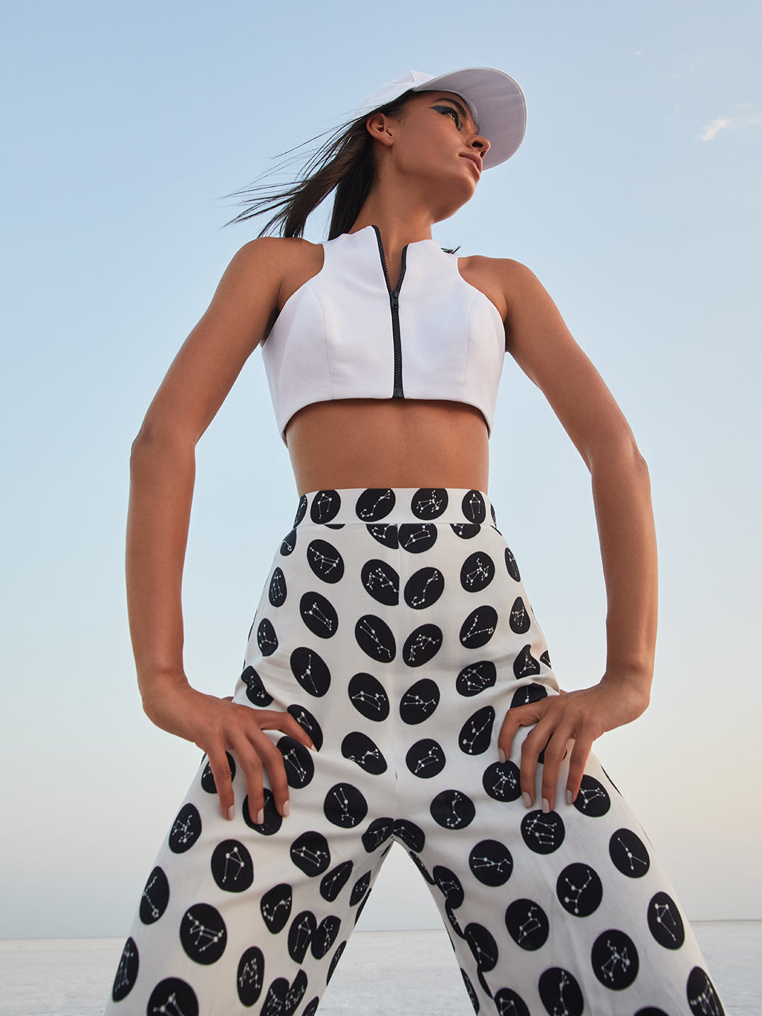 Nikhil Thampi White Racer-Back Crop Top - Women Tops