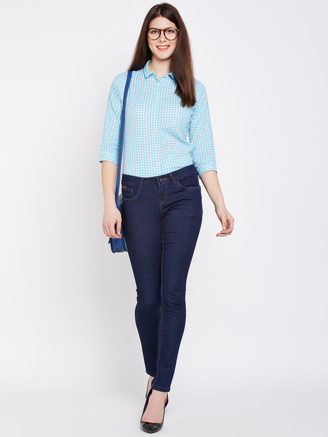 Blue Super Skinny Fit Jeans - Women Jeans