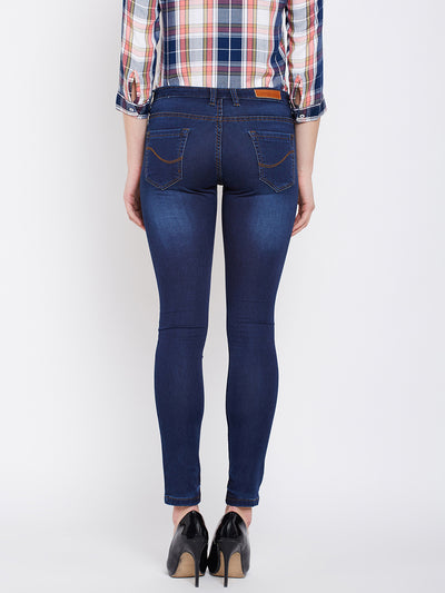 Blue Super Skinny Fit Jeans - Women Jeans