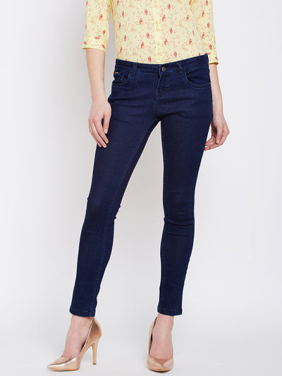 Navy Blue Denim - Women Jeans