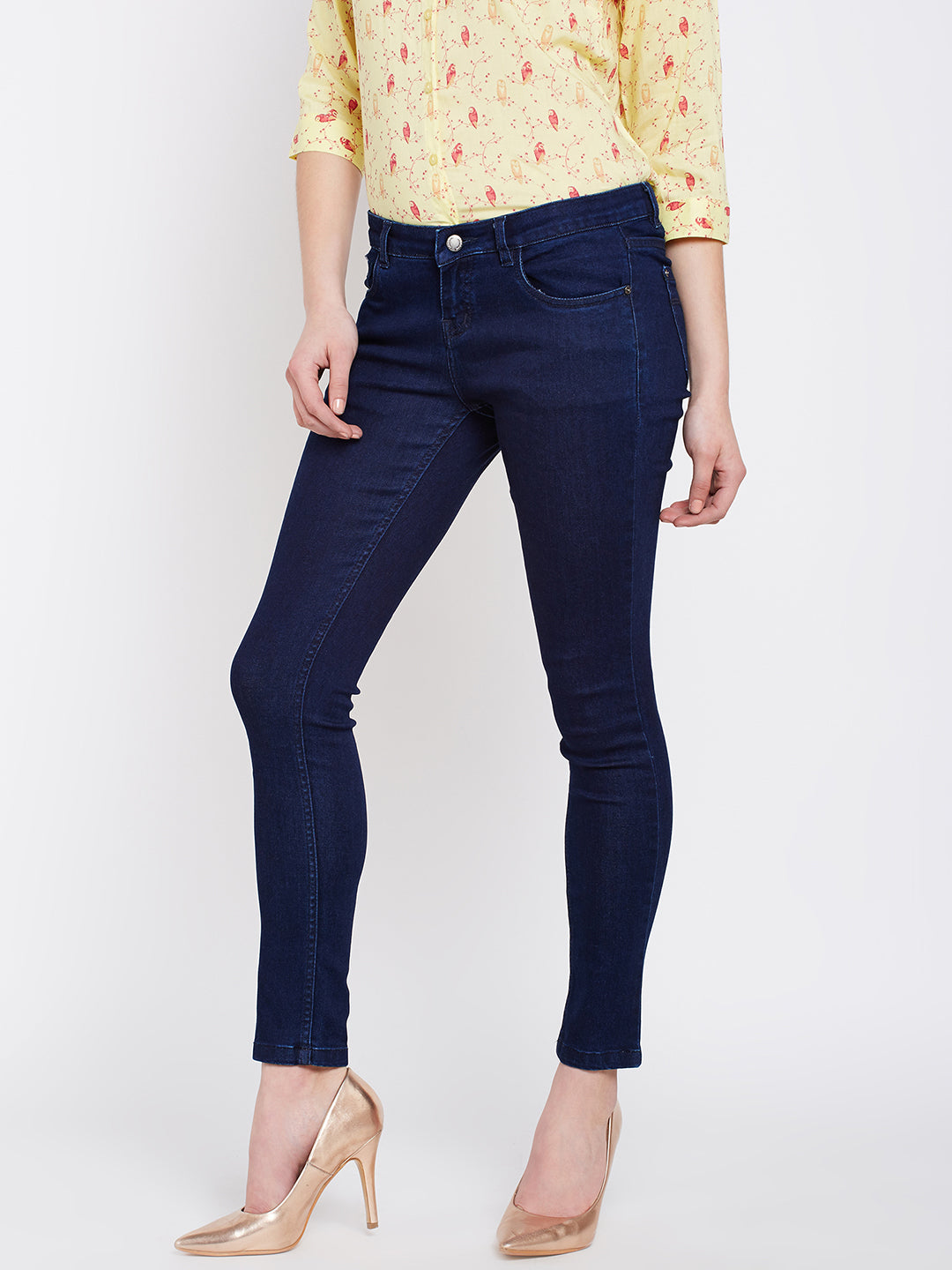 Navy Blue Denim - Women Jeans