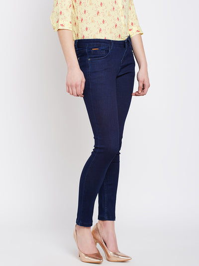 Navy Blue Denim - Women Jeans