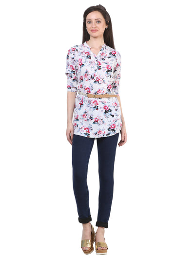 Multicolour Floral Top - Women Tops