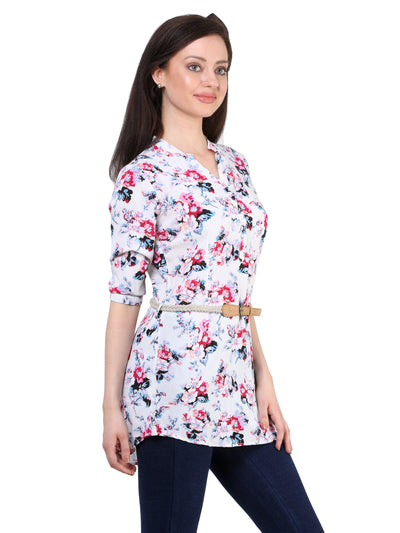 Multicolour Floral Top - Women Tops