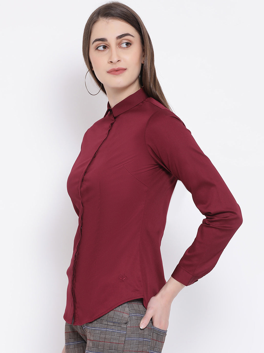 Full Sleeves Button up Shirt - Women Shirts