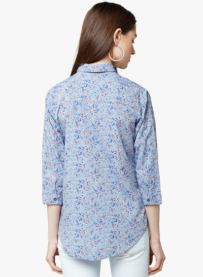 Floral Button up Shirt - Women Shirts