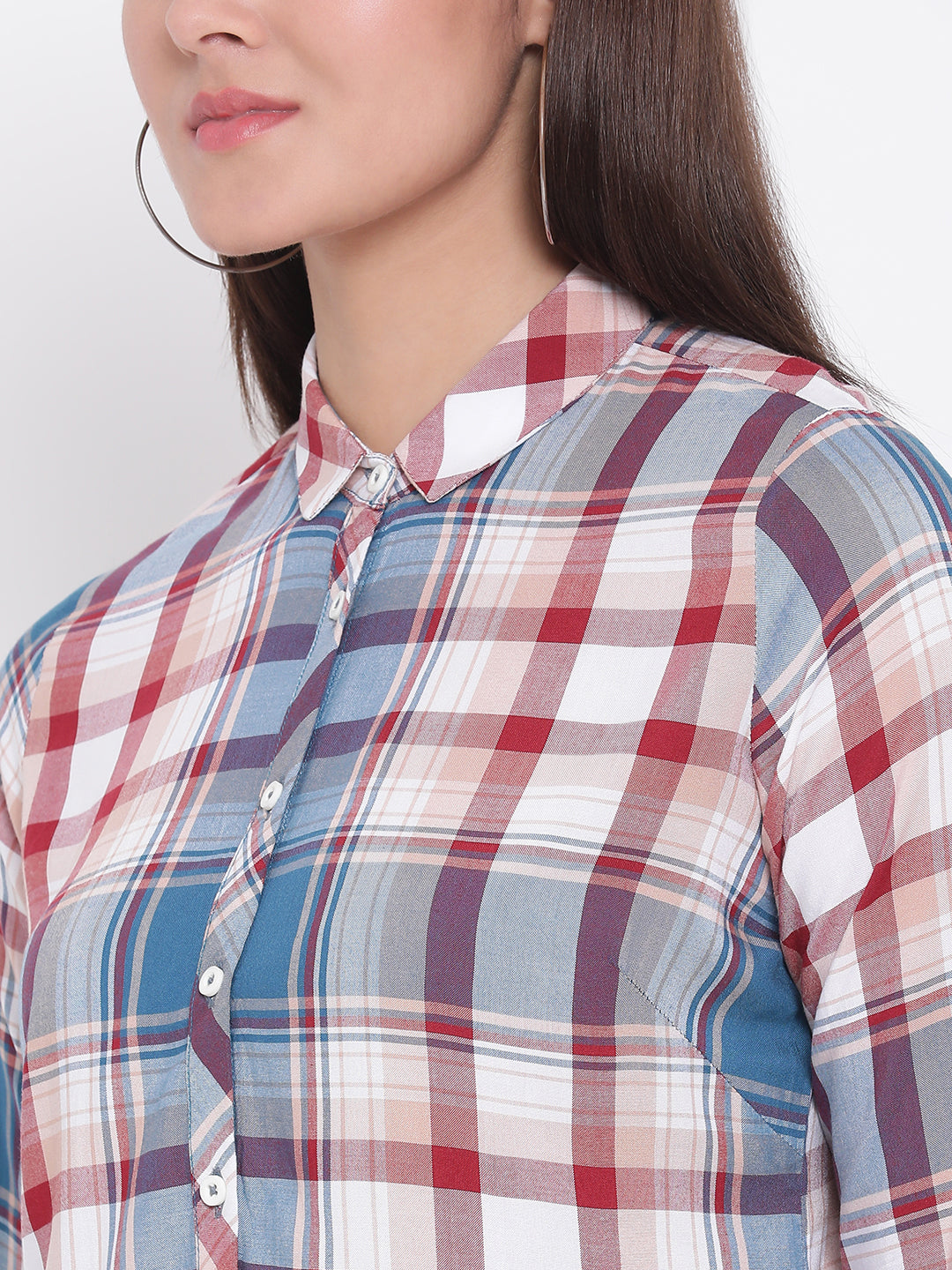 Checked Full Sleeves Shirt - Women Shirts