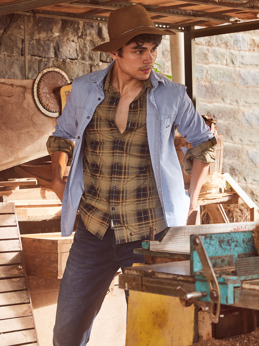 Olive Reversible Shirt-Men Shirts-Crimsoune Club