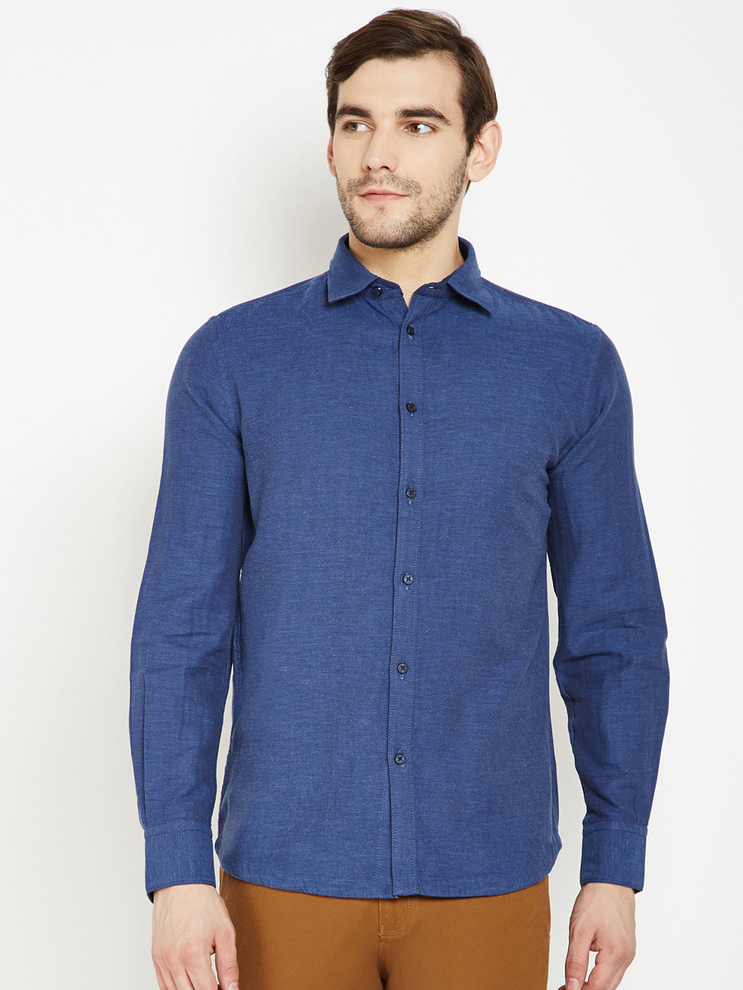 Denim Cotton Slim Fit shirt - Men Shirts