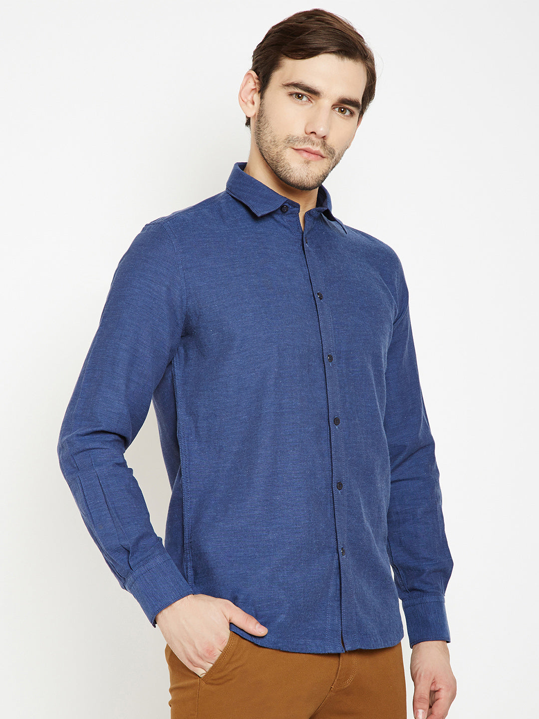 Denim Cotton Slim Fit shirt - Men Shirts