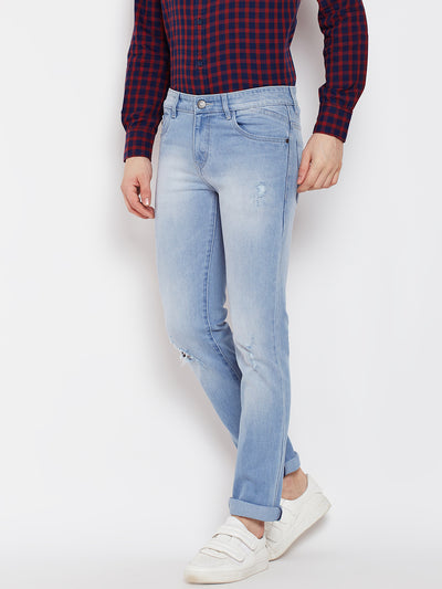 Blue Slim Fit Jeans - Men Jeans