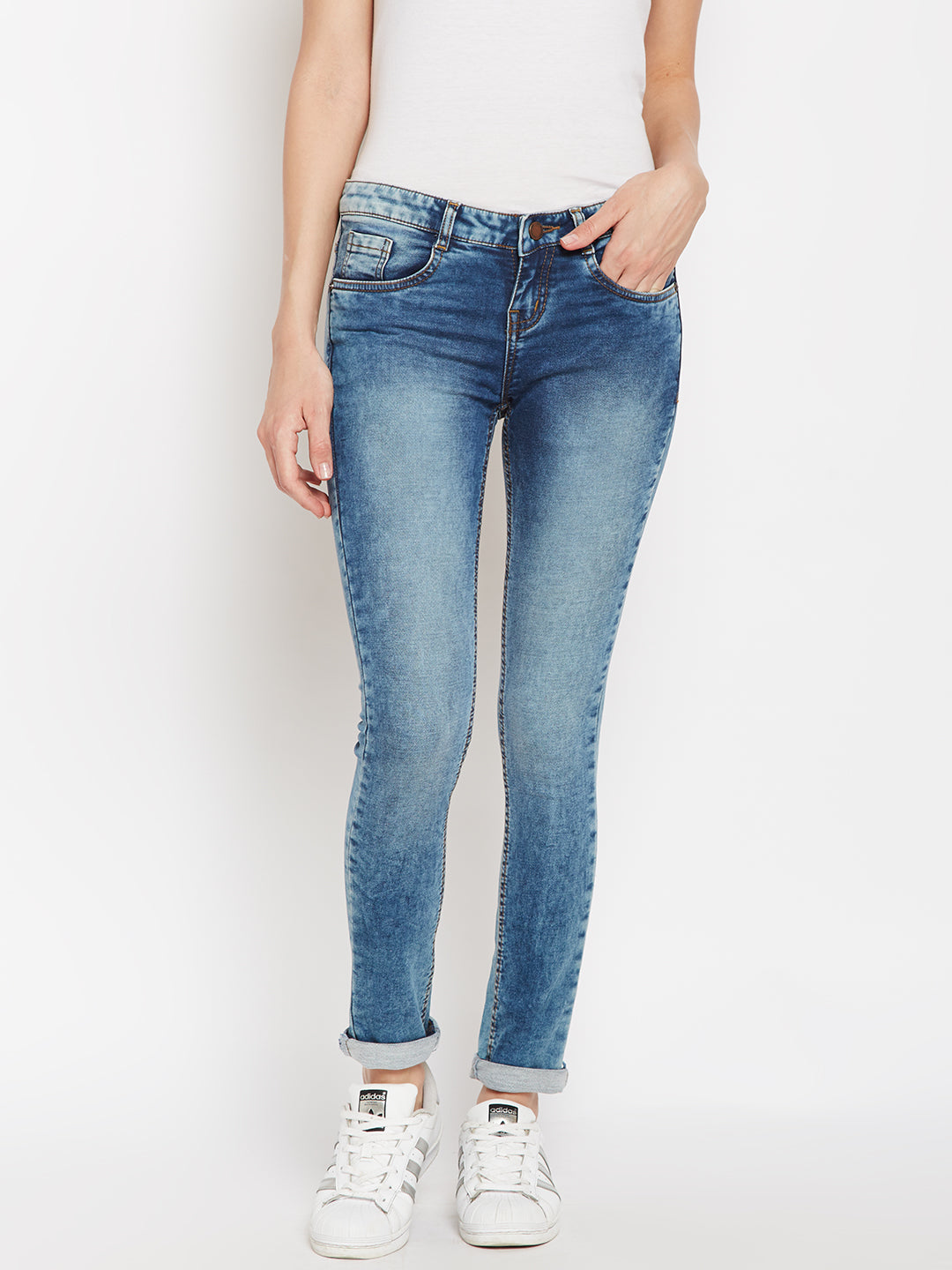 Blue Light Wash Jeans - Women Jeans
