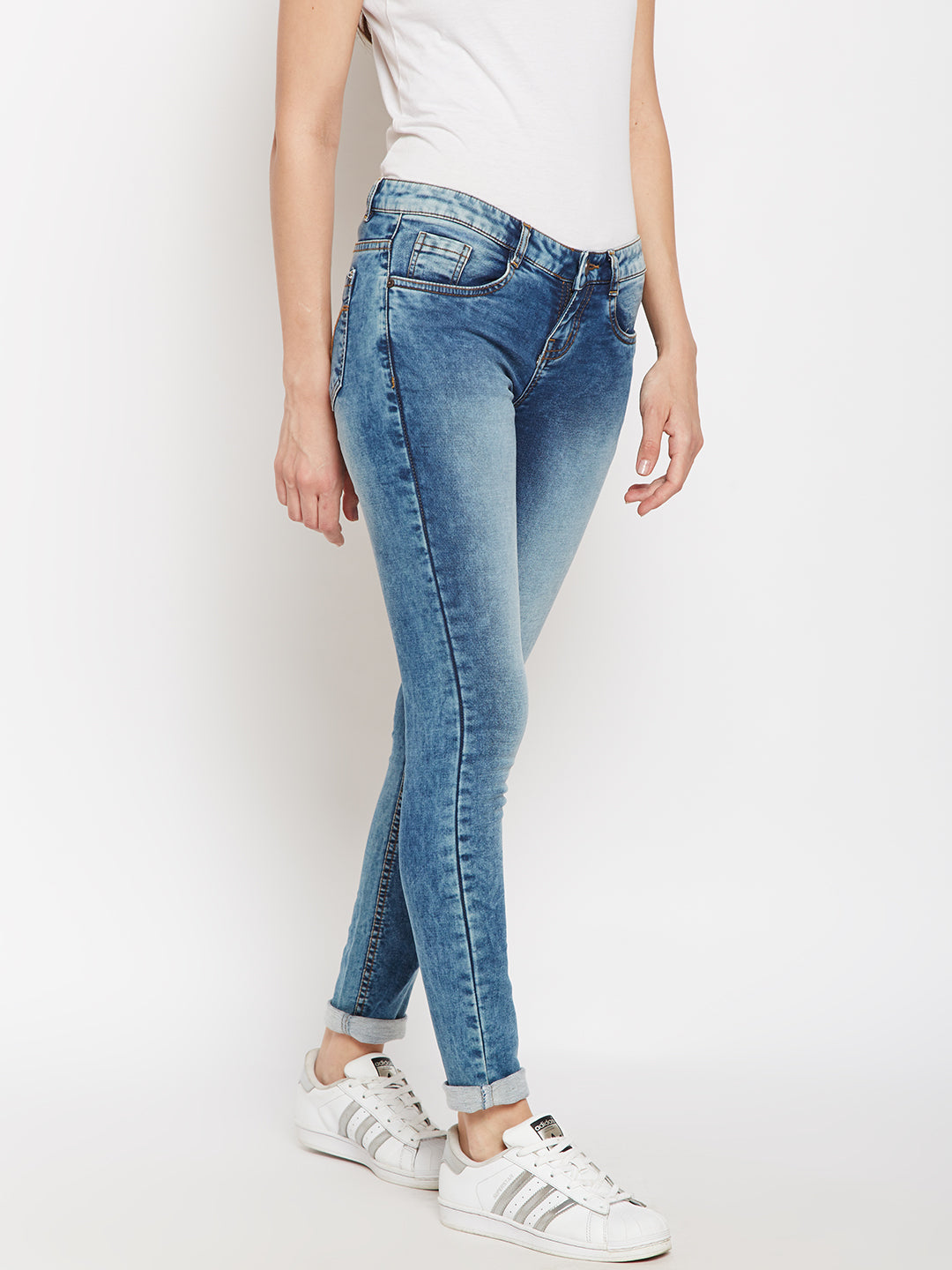 Blue Light Wash Jeans - Women Jeans