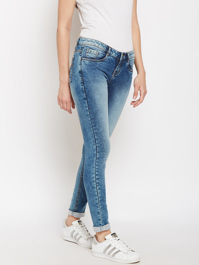 Blue Light Wash Jeans - Women Jeans