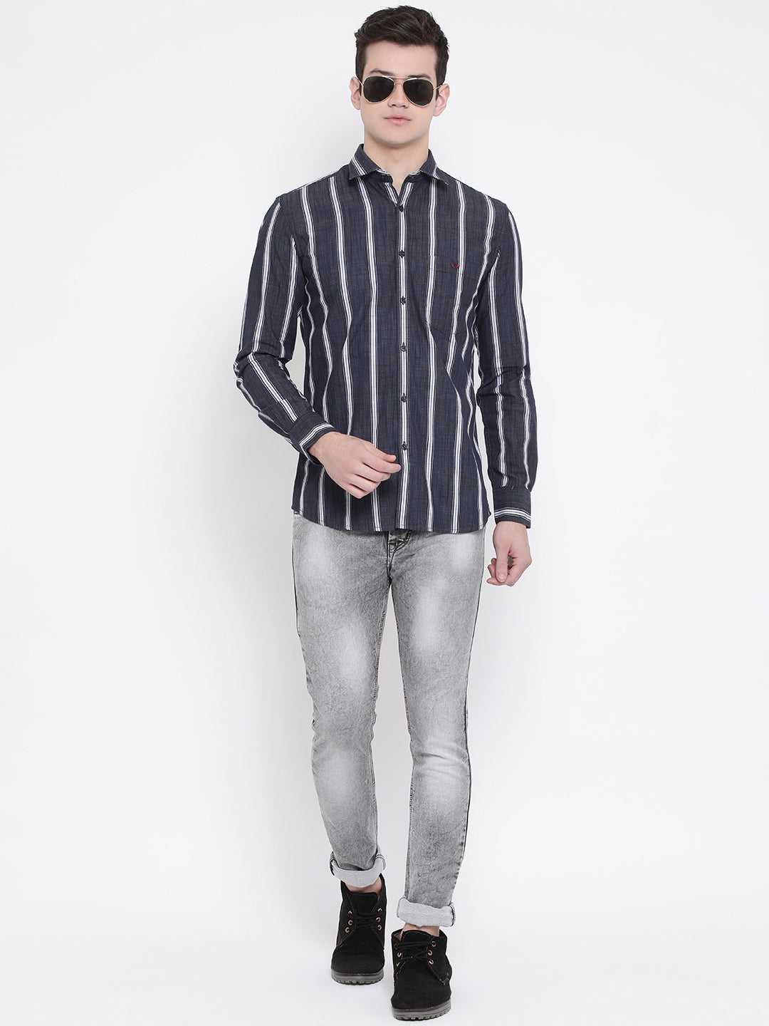 Striped Full Sleeves Slim Fit shirt - Men Shirts