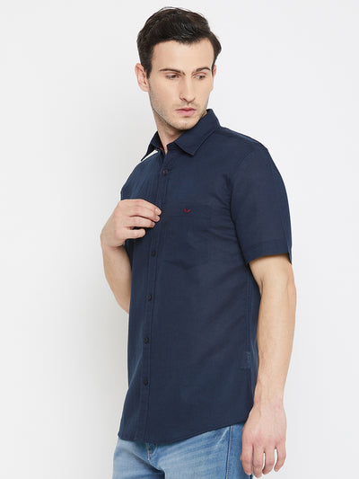 Blue Slim Fit shirt - Men Shirts