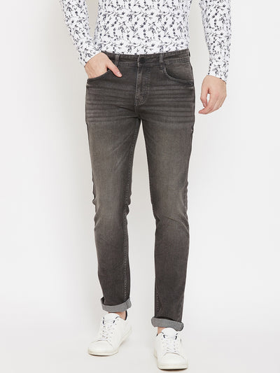 Grey Slim Fit Jeans - Men Jeans