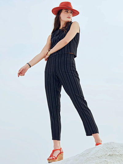 Striped Co-ord Set - Women Co-ord Sets