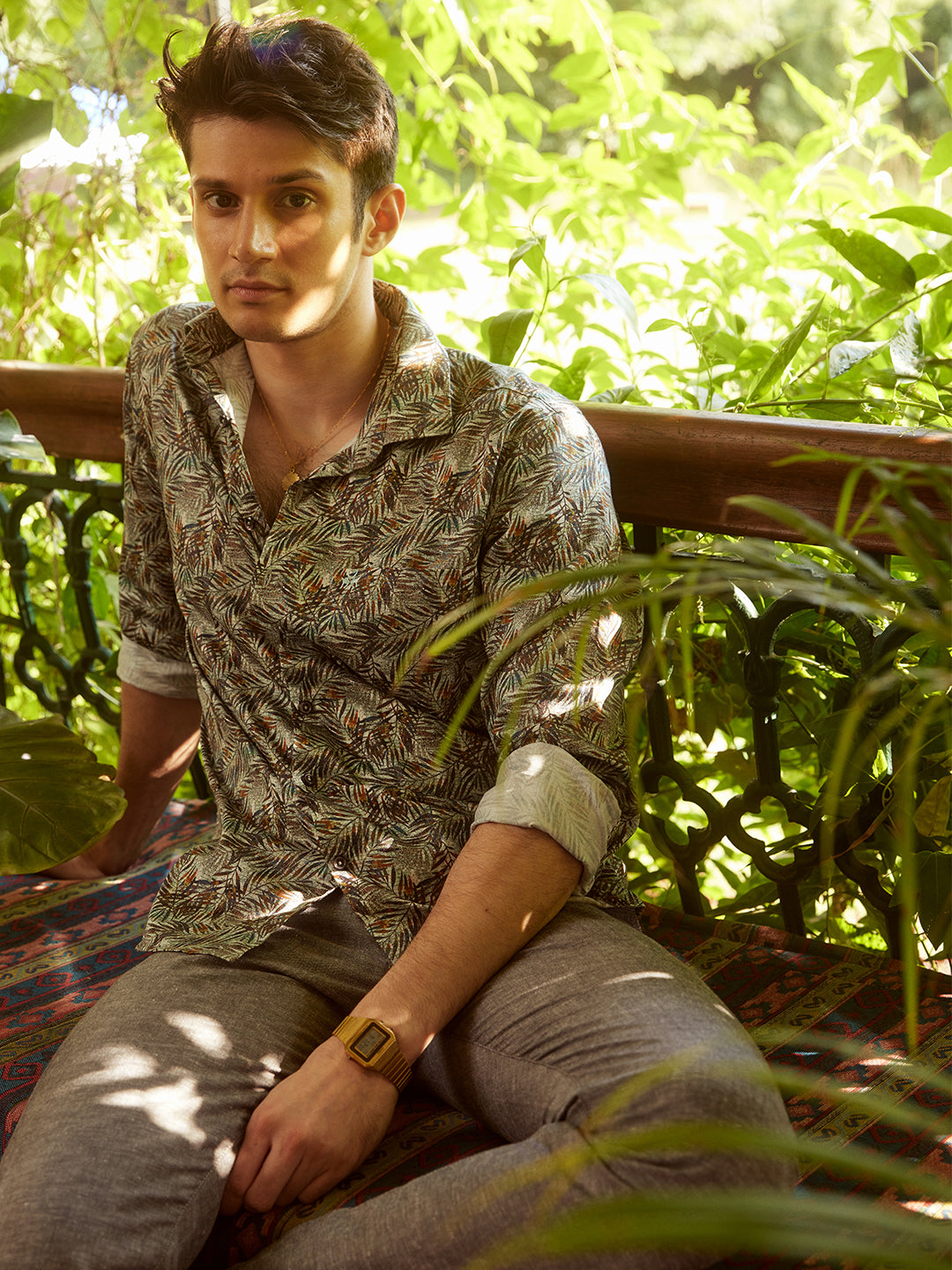 Floral Print Multi-Colour Shirt-Men Shirt-Crimsoune Club