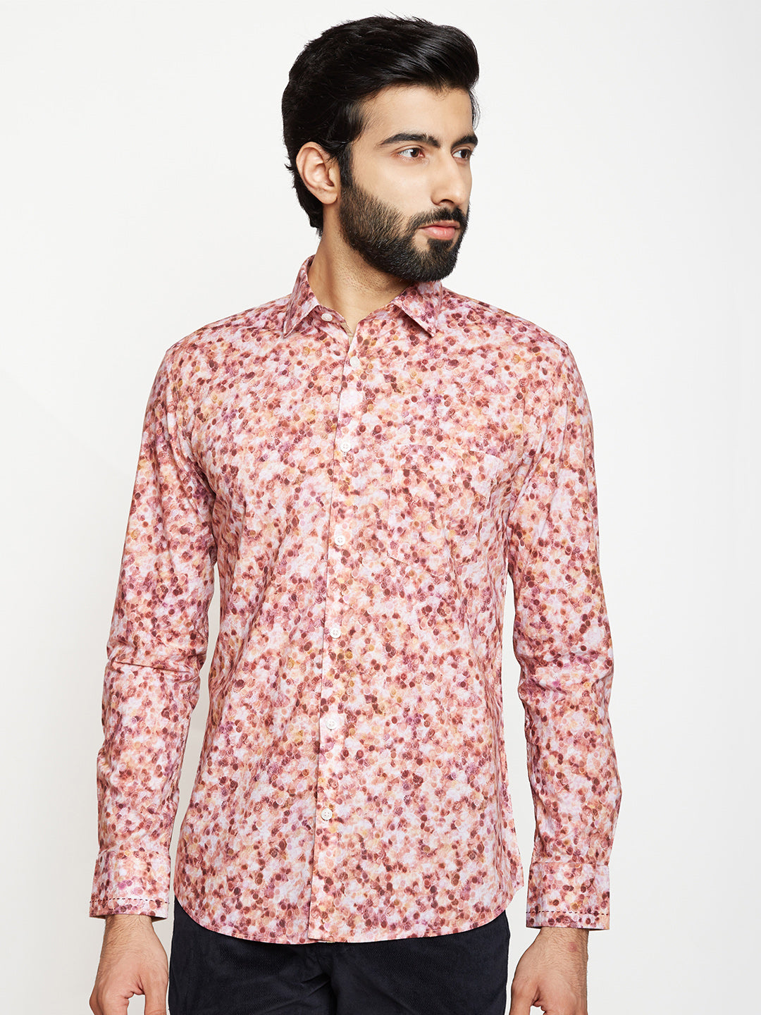 Multicolour Printed Slim Fit shirt - Men Shirts