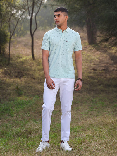 White Casual Trousers - Men Trousers