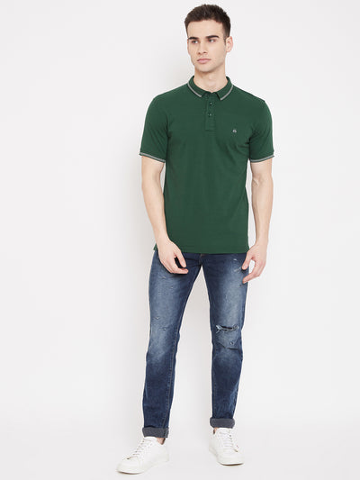 Green T-shirt - Men T-Shirts