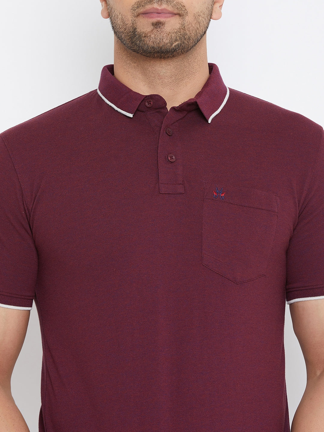 Maroon T-shirt - Men T-Shirts