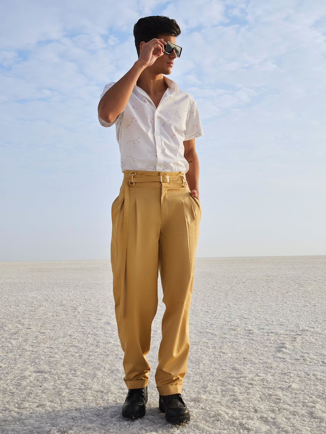 Nikhil Thampi Pleated Trousers - Men Trousers