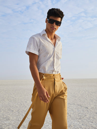 Nikhil Thampi Pleated Trousers - Men Trousers