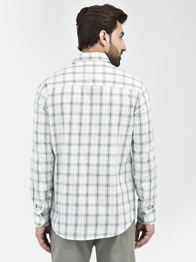 White Checked Shirt.