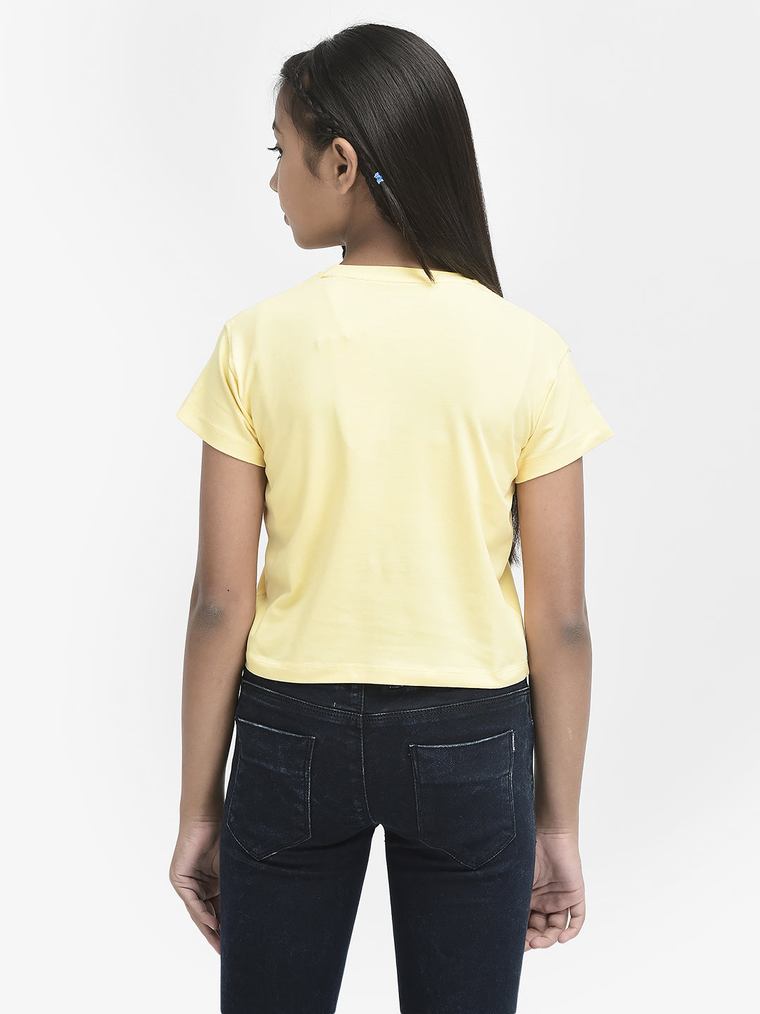 Yellow Cotton T-shirt