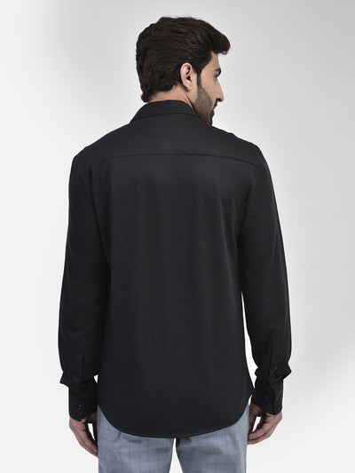 Black Pure Cotton Shirt