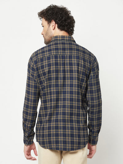 Olive Checked Shirt