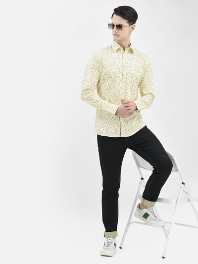 Yellow Printed Shirt 