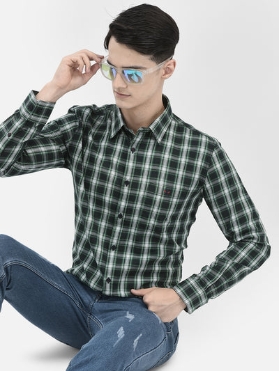 Green Checked Shirt