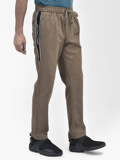 Brown Track Pants
