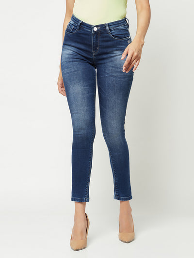  Blue Light Wash Skinny Jeans