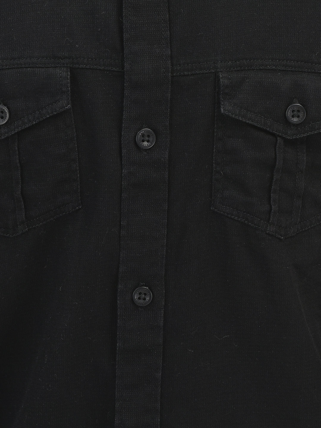 Black Double Pocket Shirt