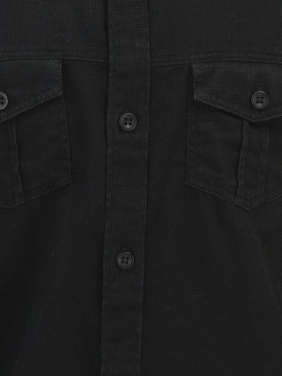 Black Double Pocket Shirt
