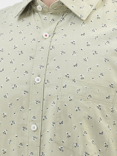 Grey Printed Shirt