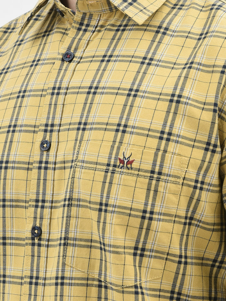Mustard Checked Shirt