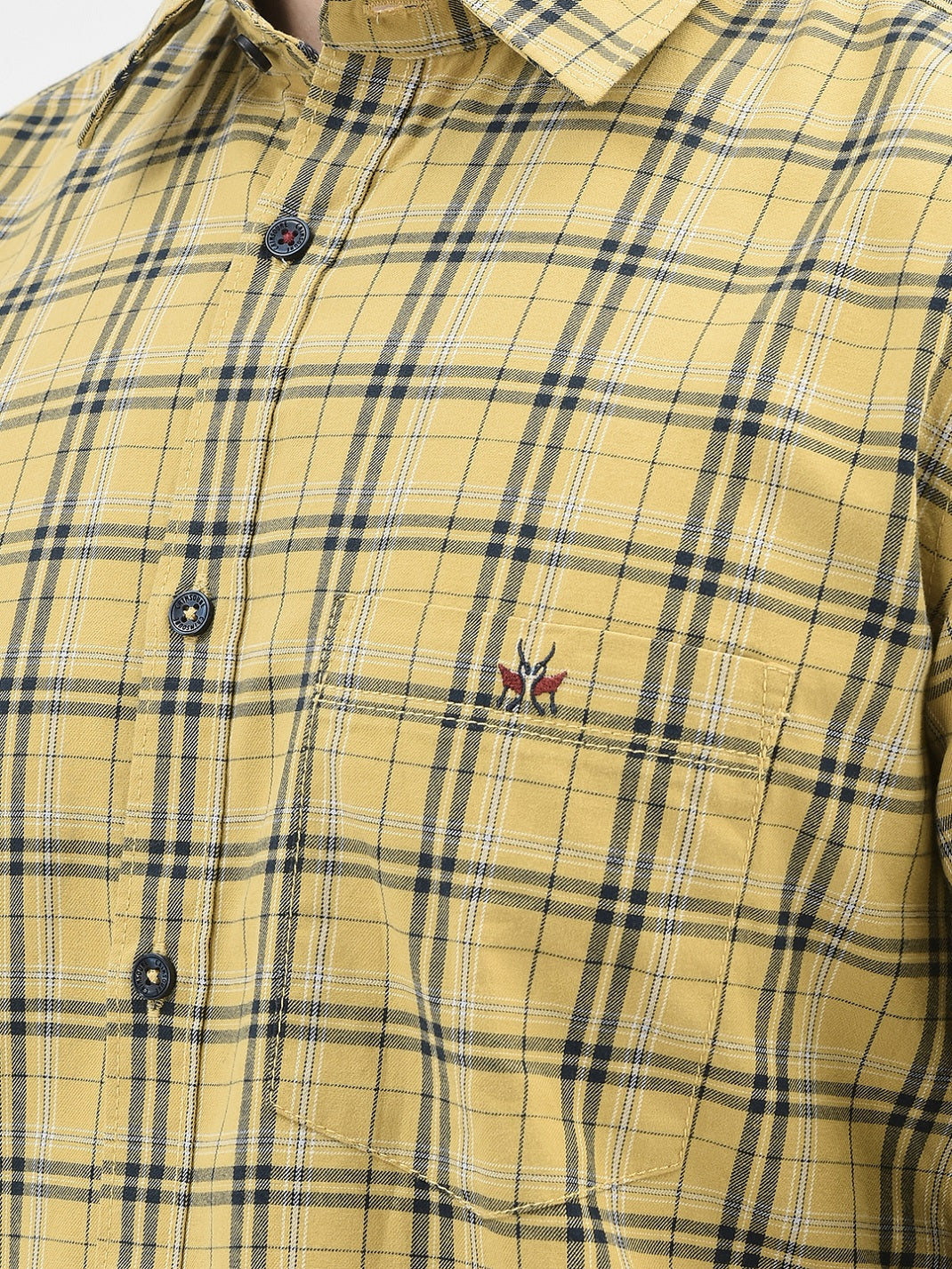 Mustard Checked Shirt