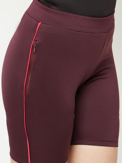  Maroon Rapid Dry Training Shorts