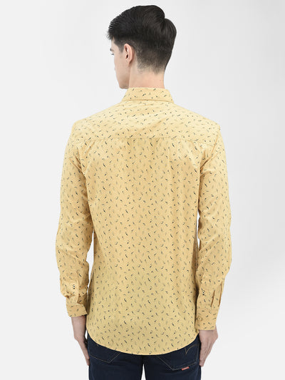 Yellow Printed Shirt