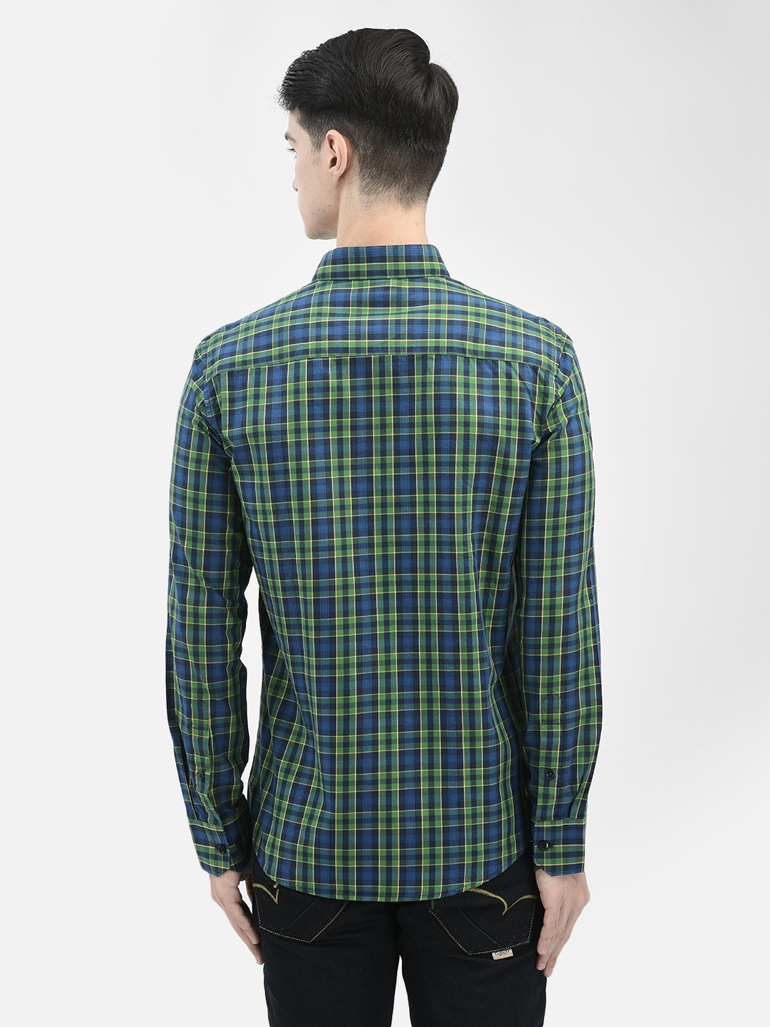 Green Checked Shirt
