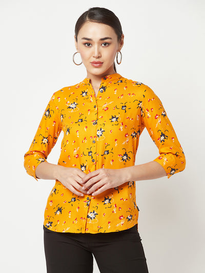 Mustard Floral Shirt
